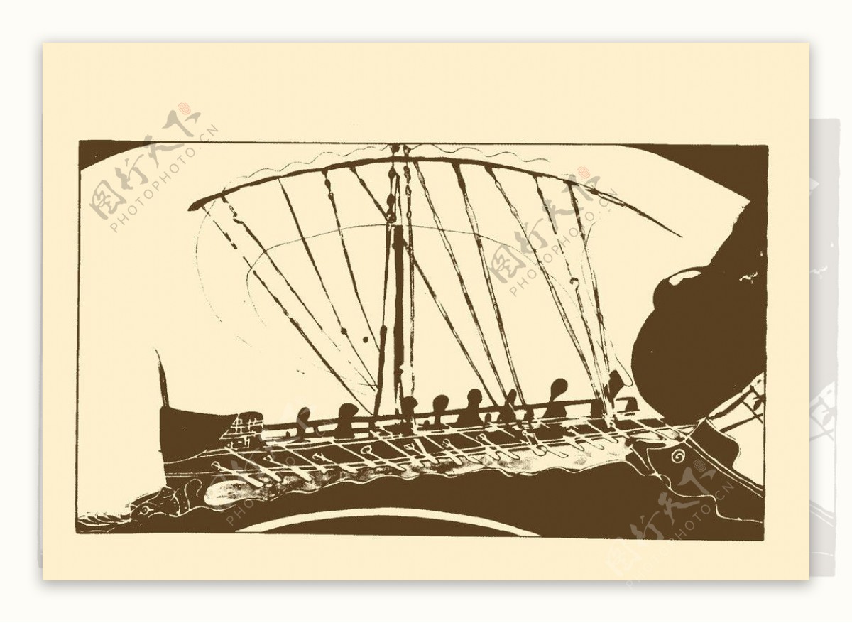 雅典战船图片