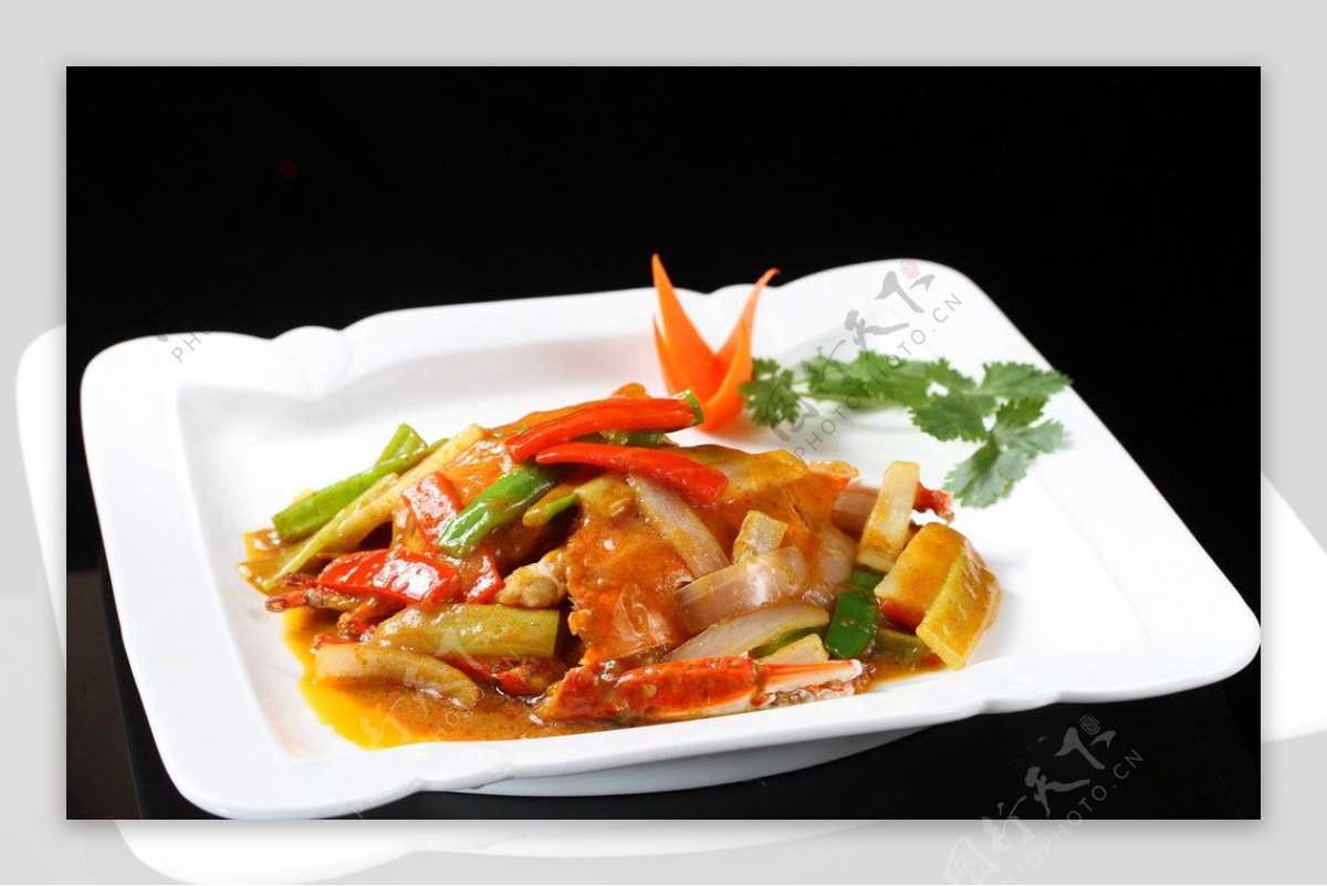 泰国咖喱蟹图片