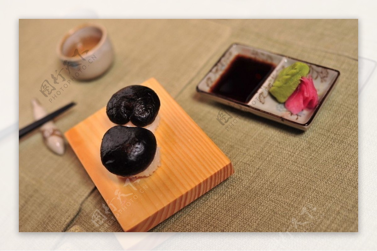 香菇寿司图片