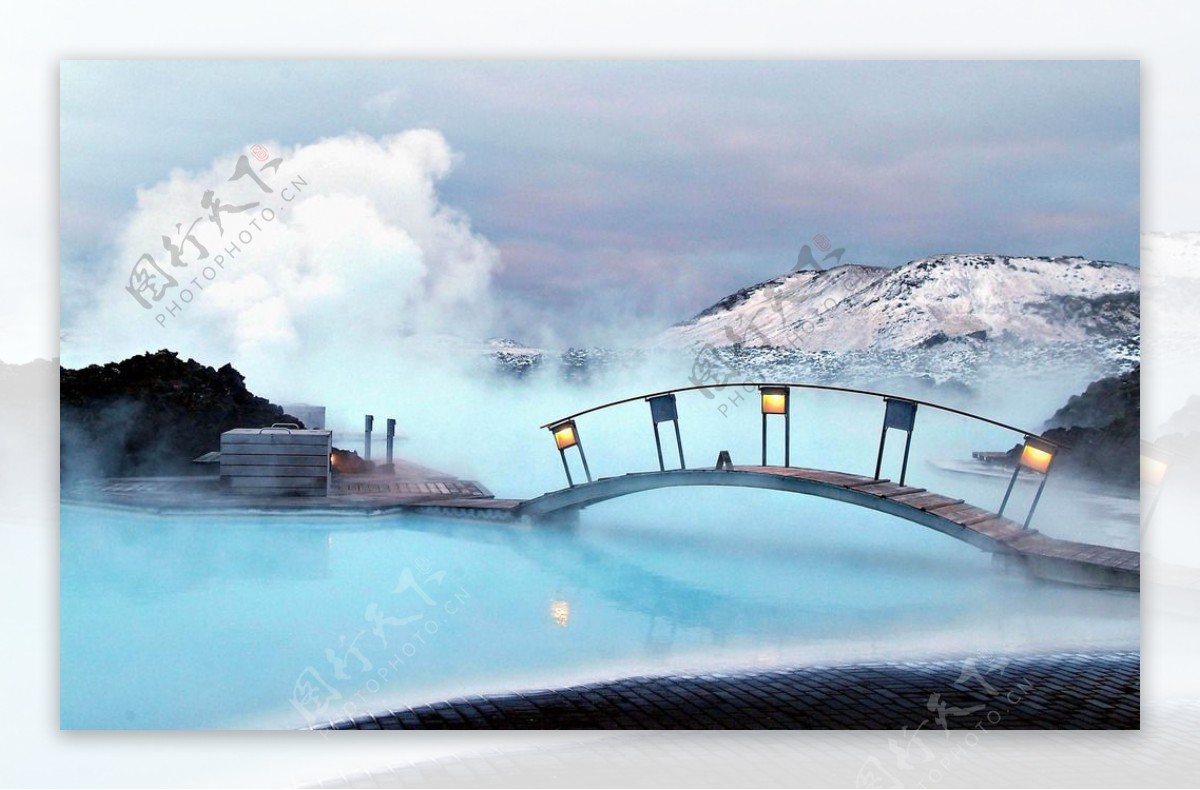 冰岛蓝湖温泉图片