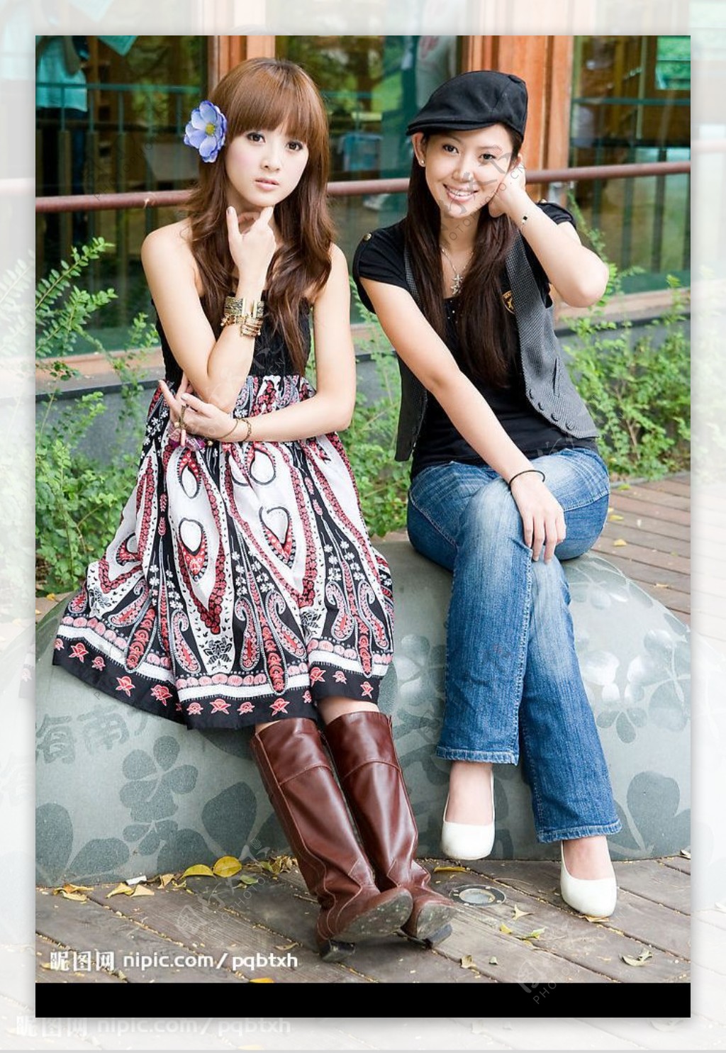 台湾网络人气美女果子MM和美女同事图片