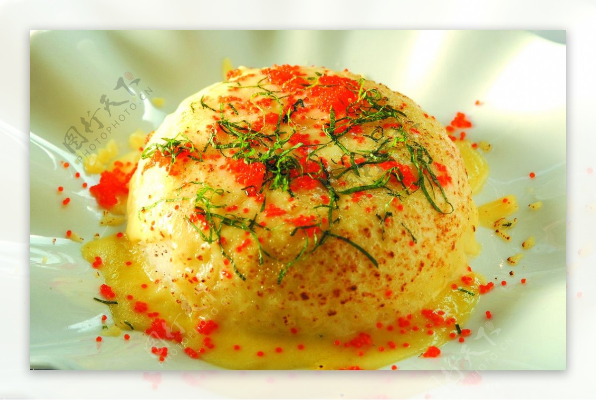 日本料理三文鱼籽饭图片