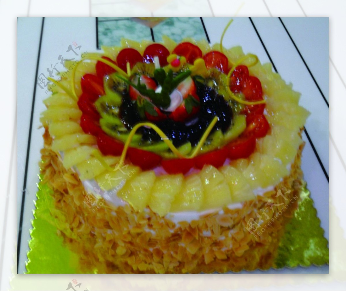 菠萝蛋糕图片