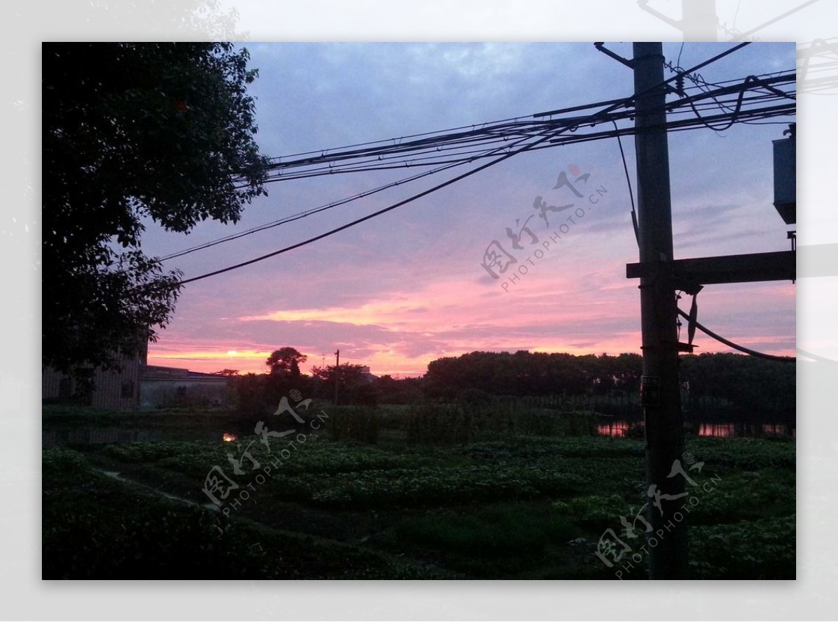 夕阳图片