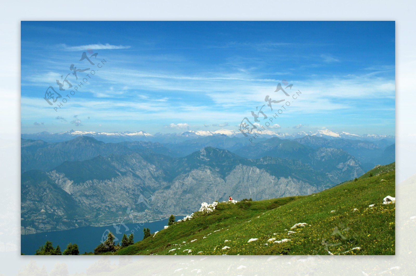 地中海群山风景图片