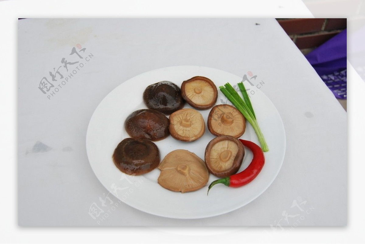 香菇食材摄影图片