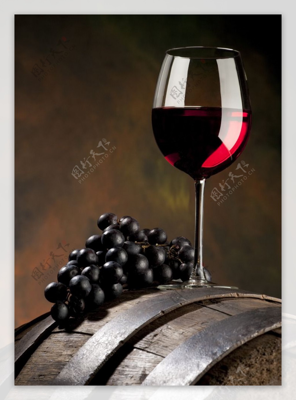 唯美葡萄酒图片