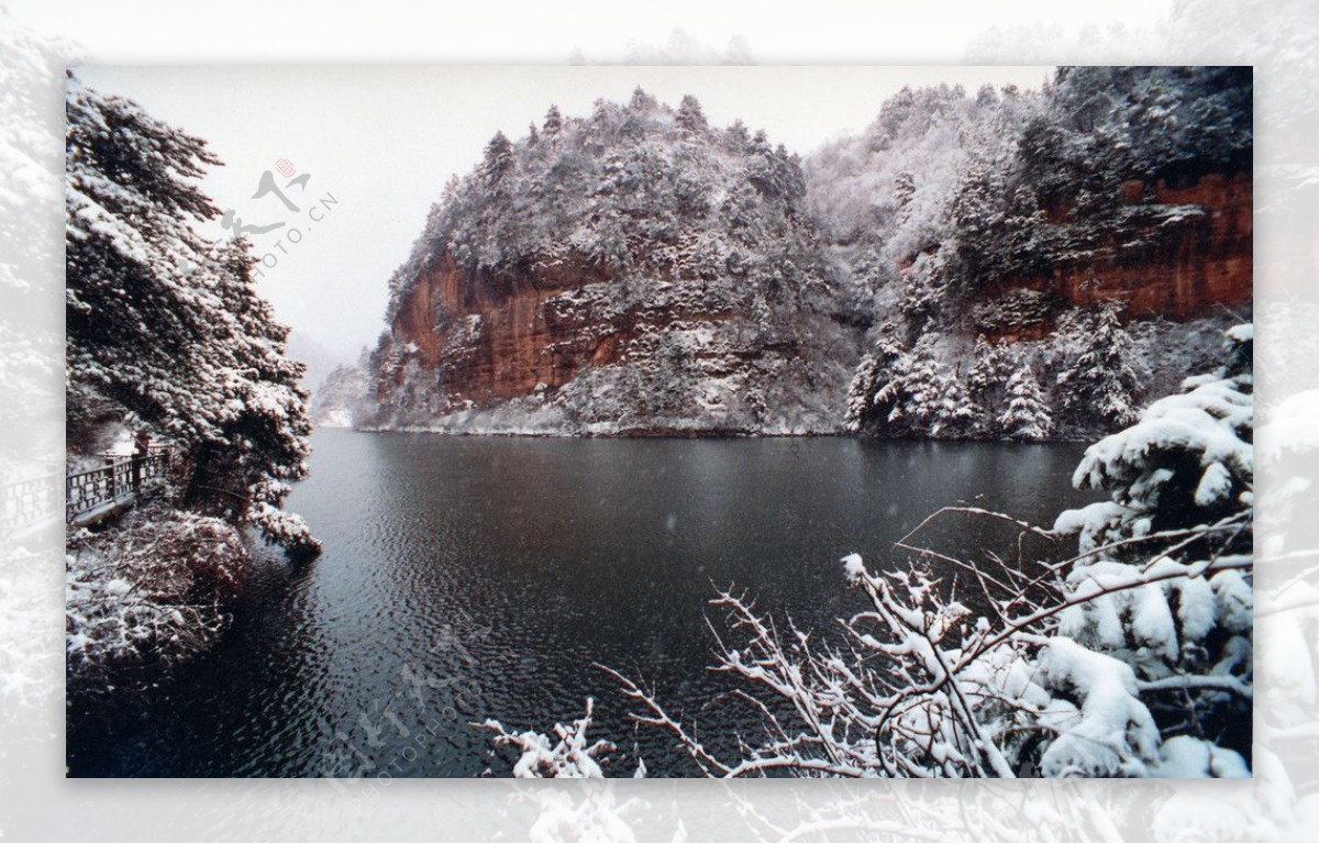 雪天景色图片