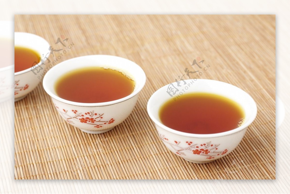 大红袍茶叶茶水图片