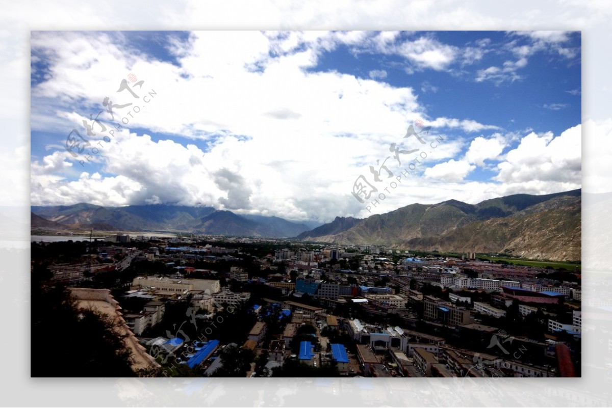 一览西藏全景图片