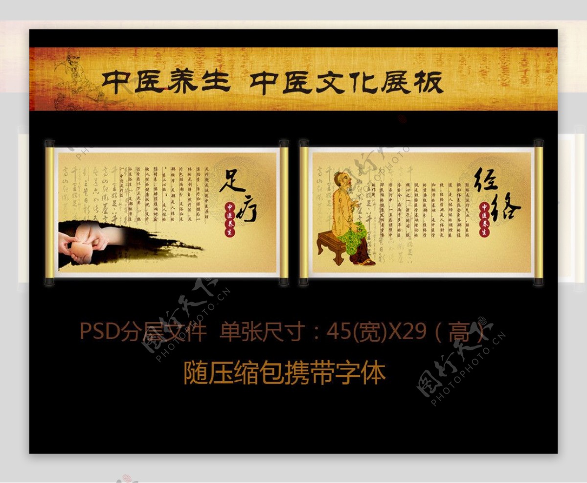 中医文化展板图片