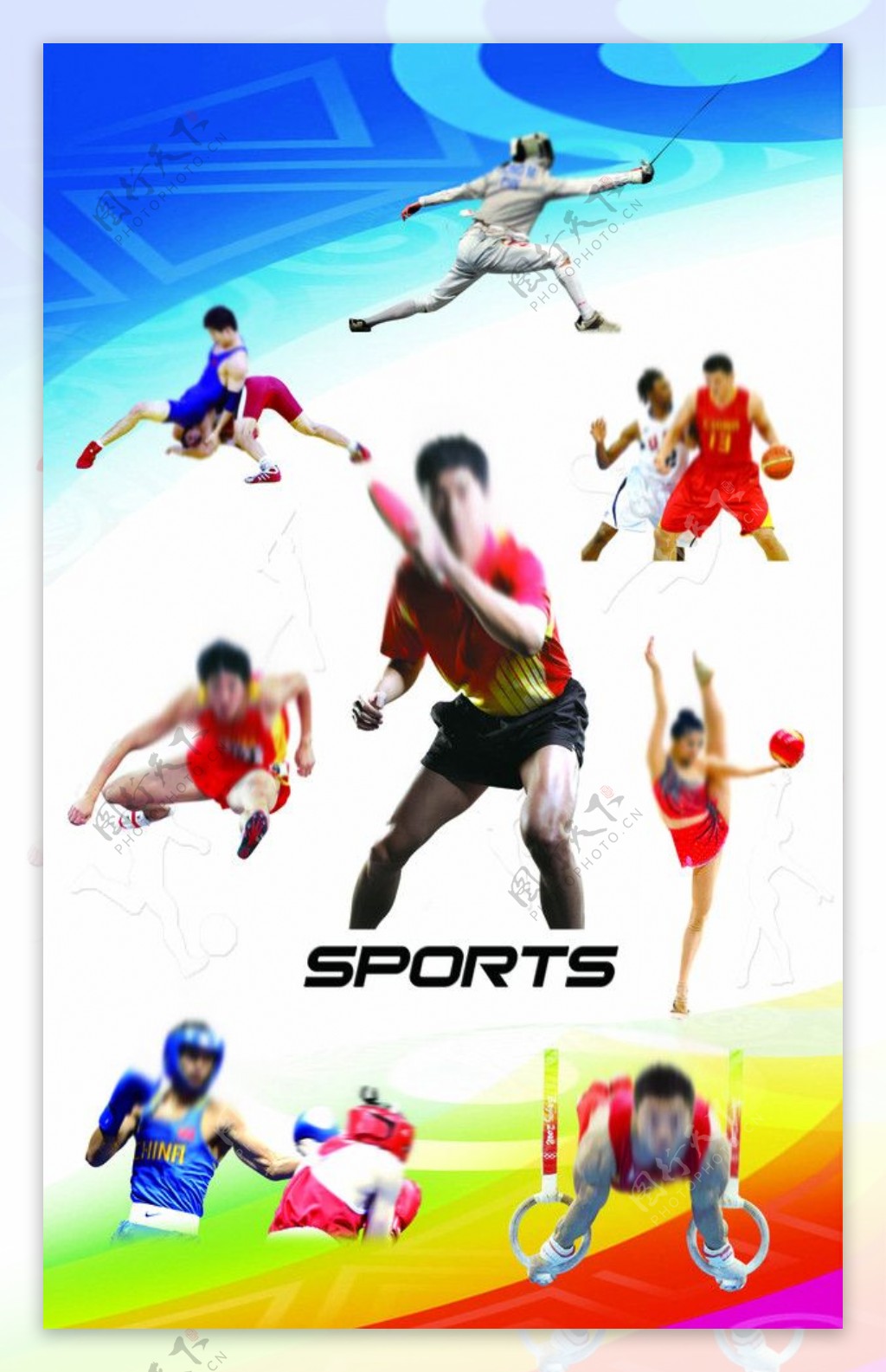 体育明星海报图片