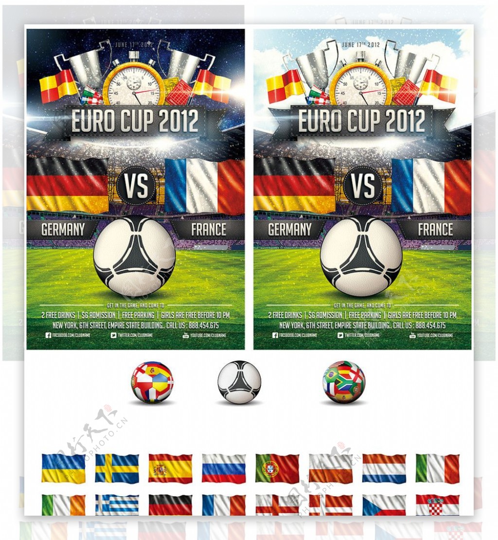欧洲杯海报图片