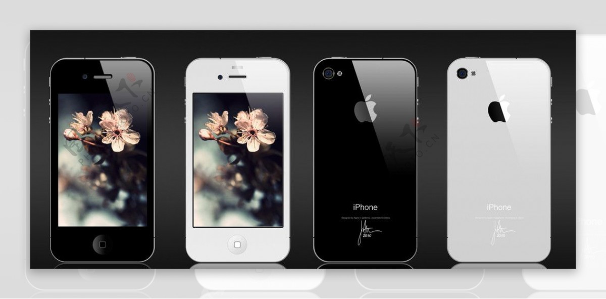黑白iPhone效果图图片