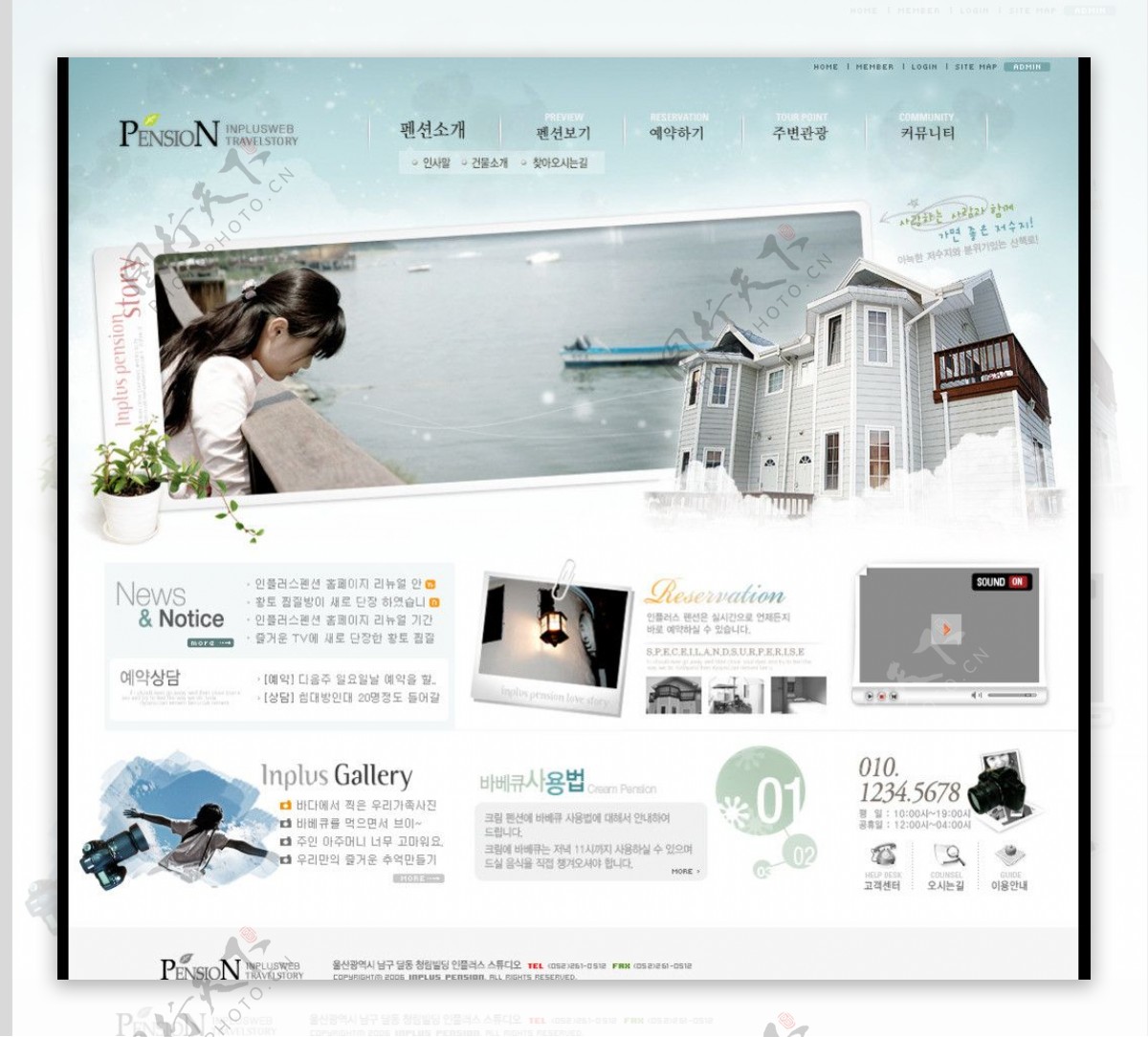 摄影网站网页设计图片