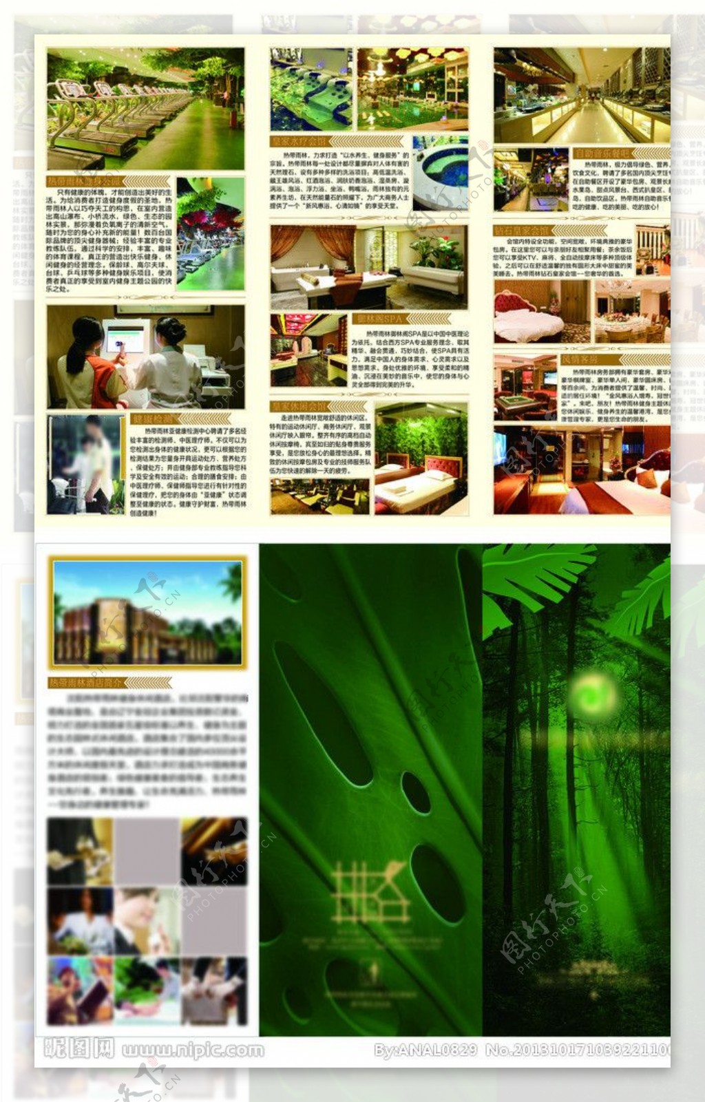 酒店宾馆折页图片