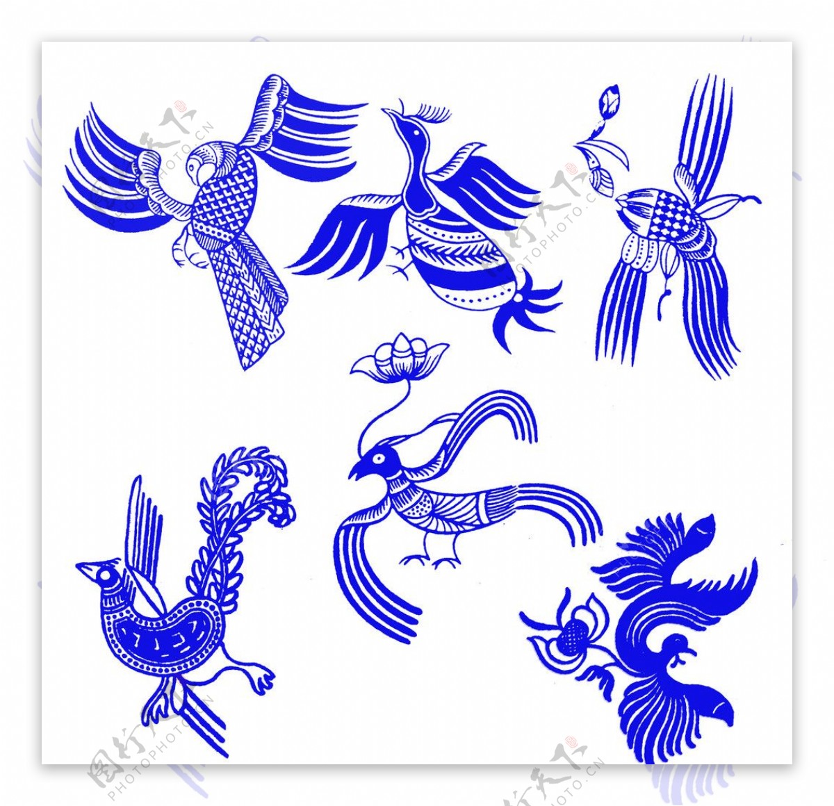 古代神鸟图案图片