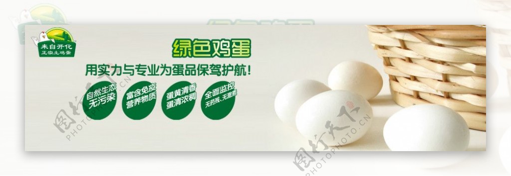土鸡蛋网站广告图片