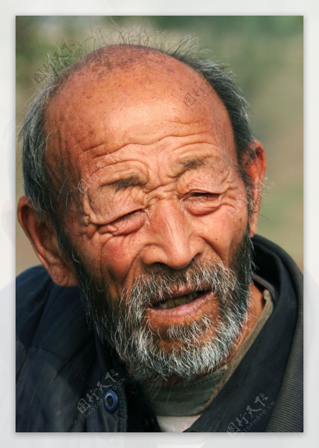 沧桑的老人图片,背影,摄影图片_大山谷图库