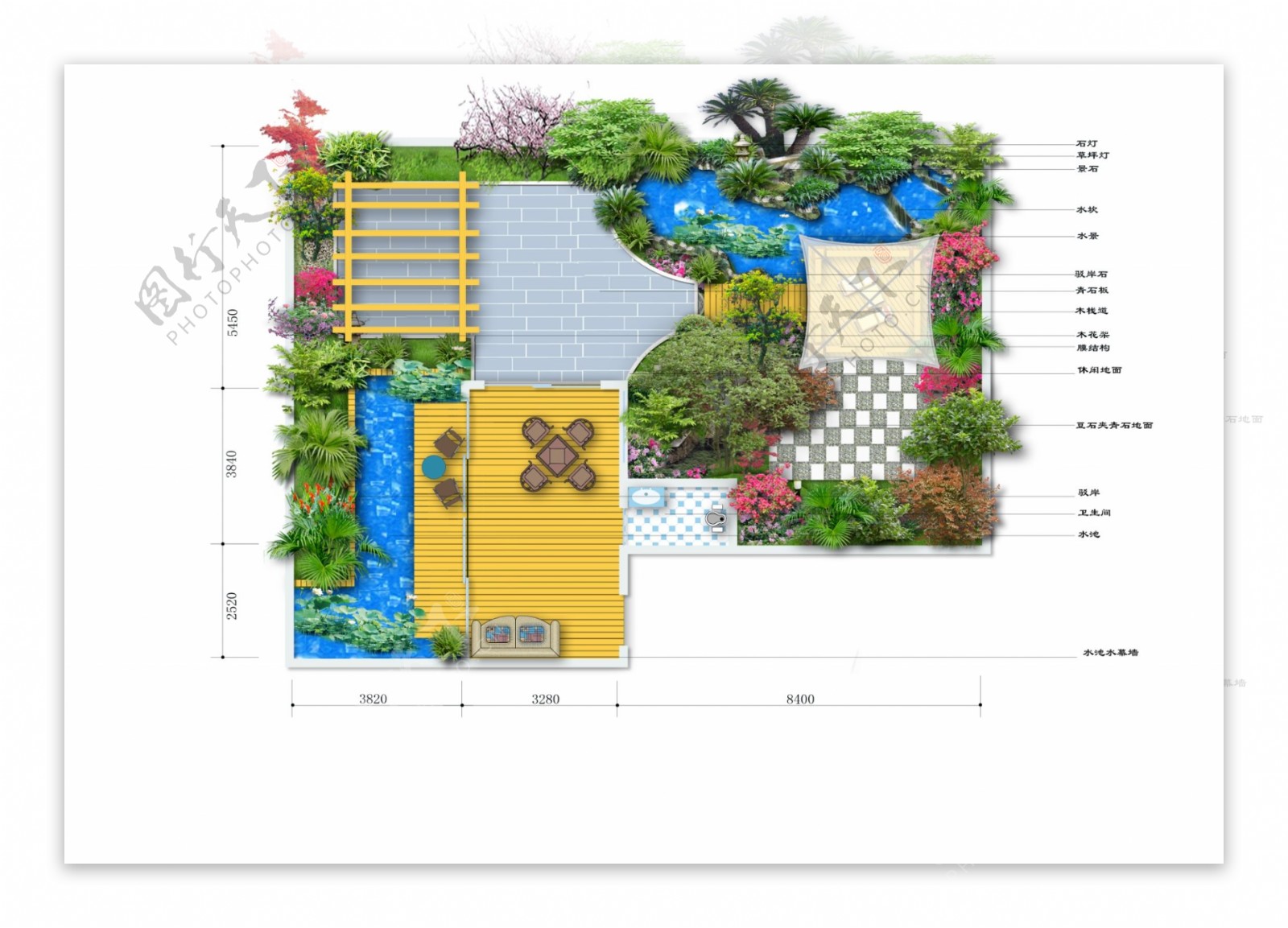 別墅庭院設計图片