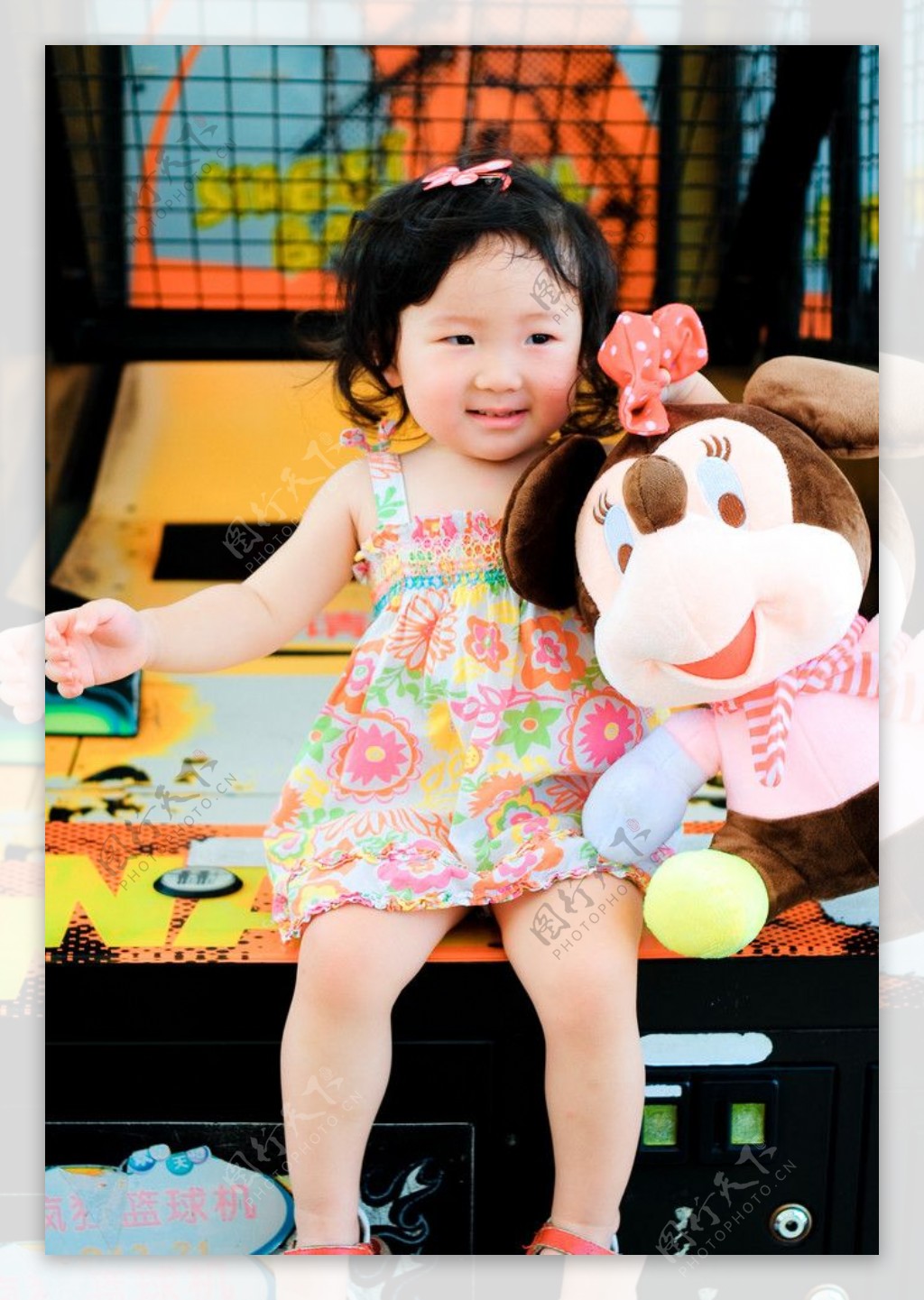 卷毛小公主2岁照片图片