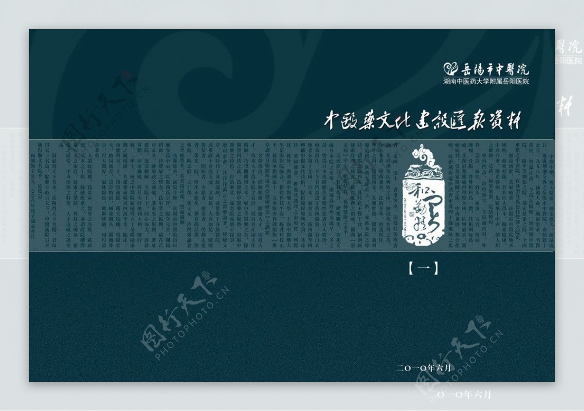 中医文化画册封面设计图片