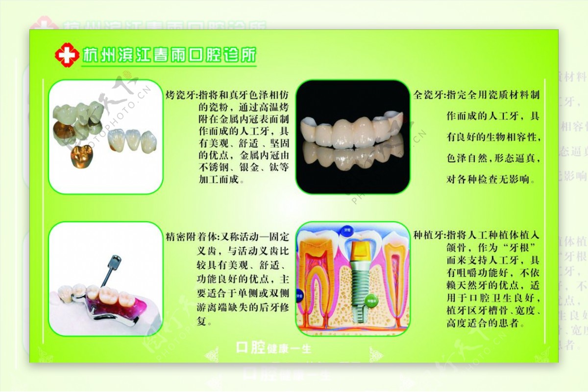 口腔诊所宣传海报图片