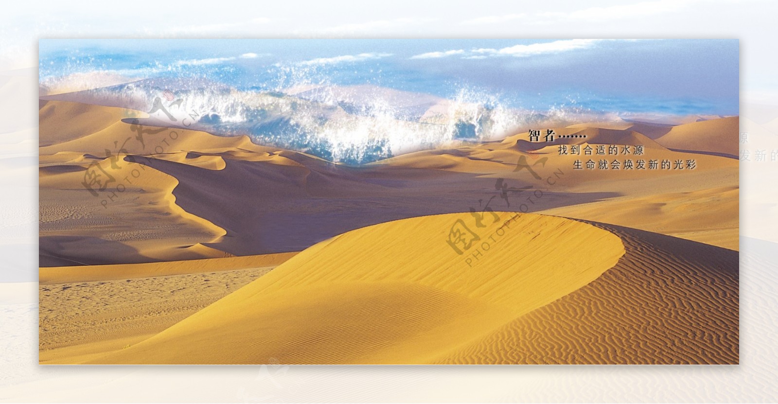 某公司形象画沙漠篇图片
