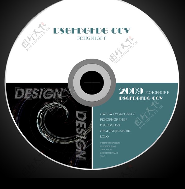 CD光盘版面设计图片