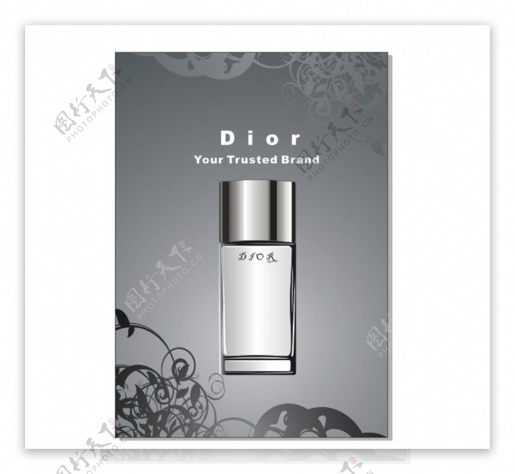 Dior香水瓶设计图片