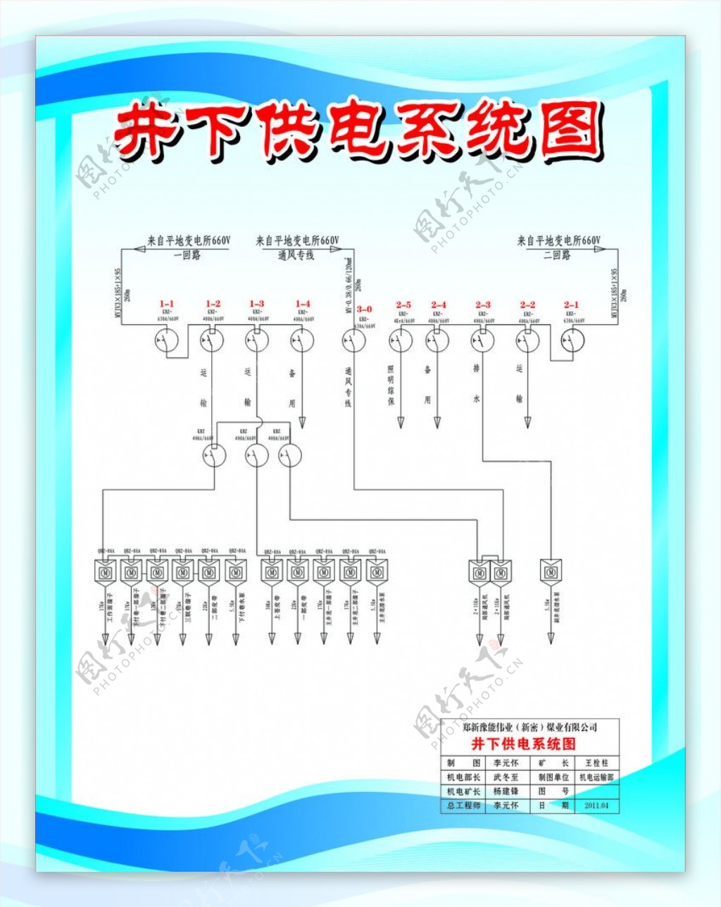 供电系统图图片