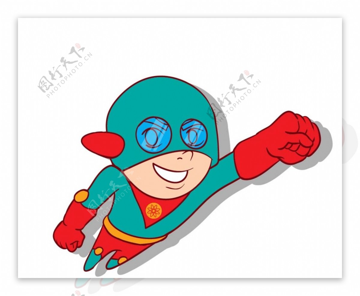 卡通超人图片素材-编号07919673-图行天下