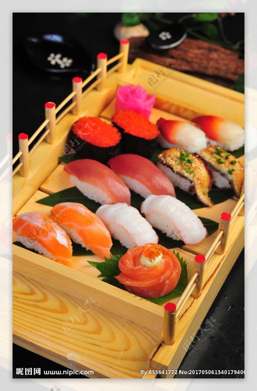 寿司拼盘日本料理图片素材-编号28835564-图行天下