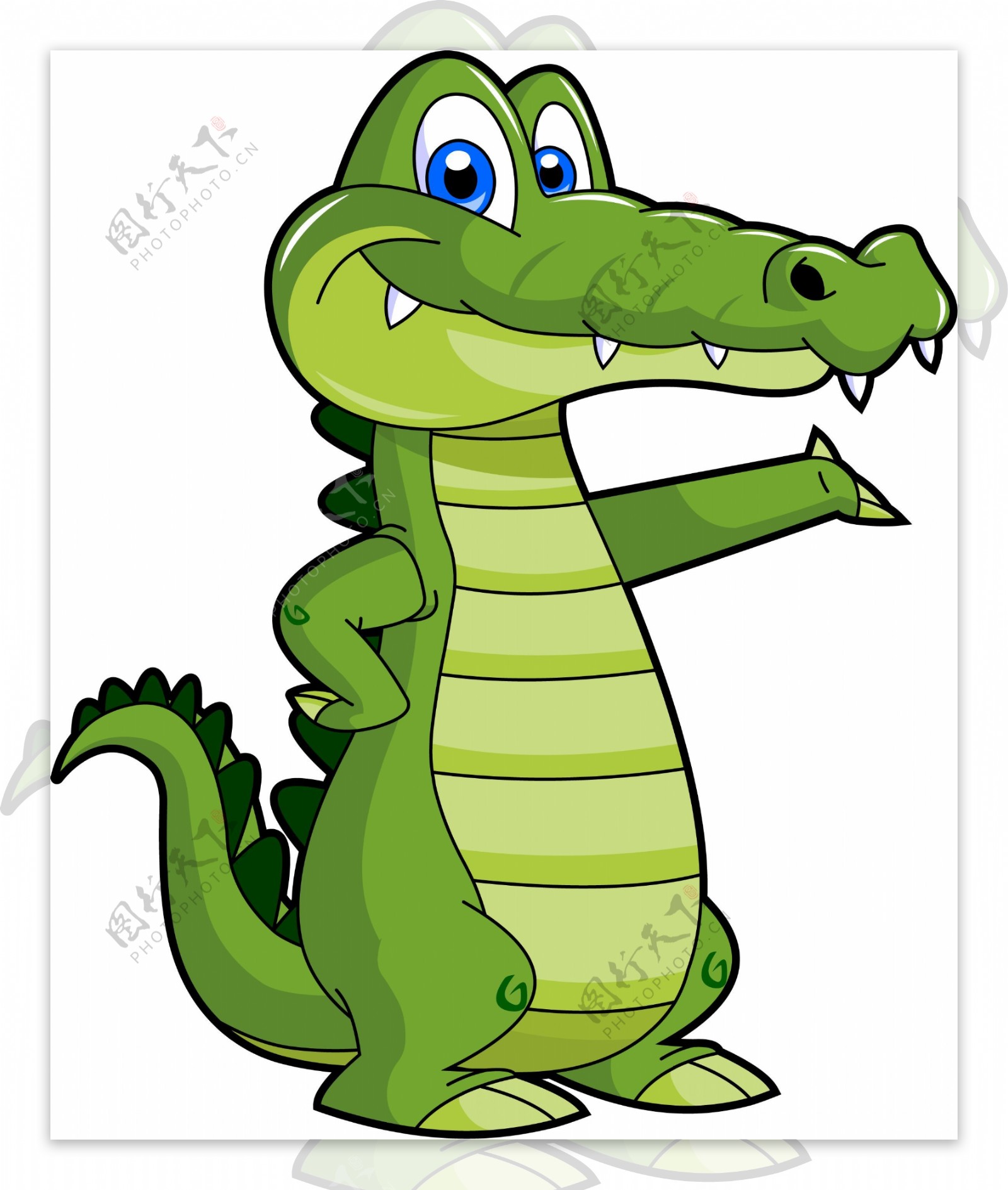 鳄鱼卡通形象设计图__野生动物_生物世界_设计图库_昵图网nipic.com