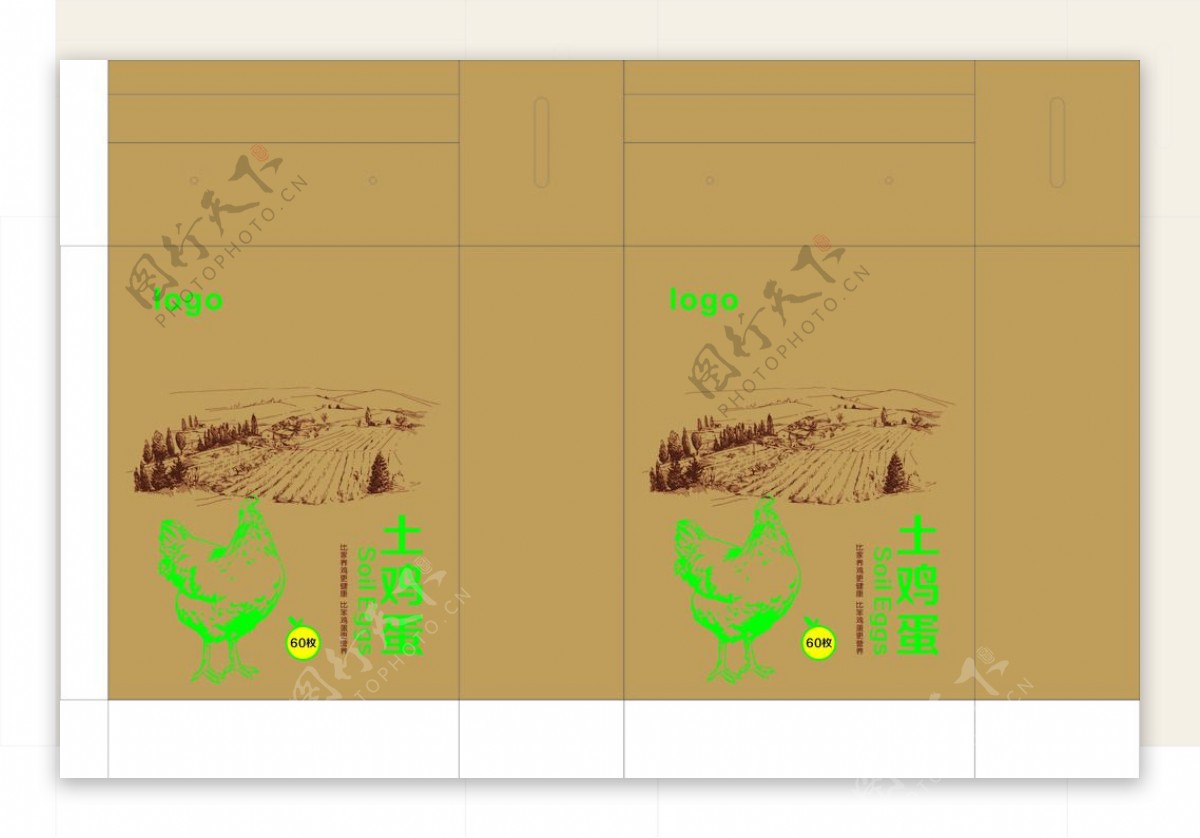 土鸡蛋包装