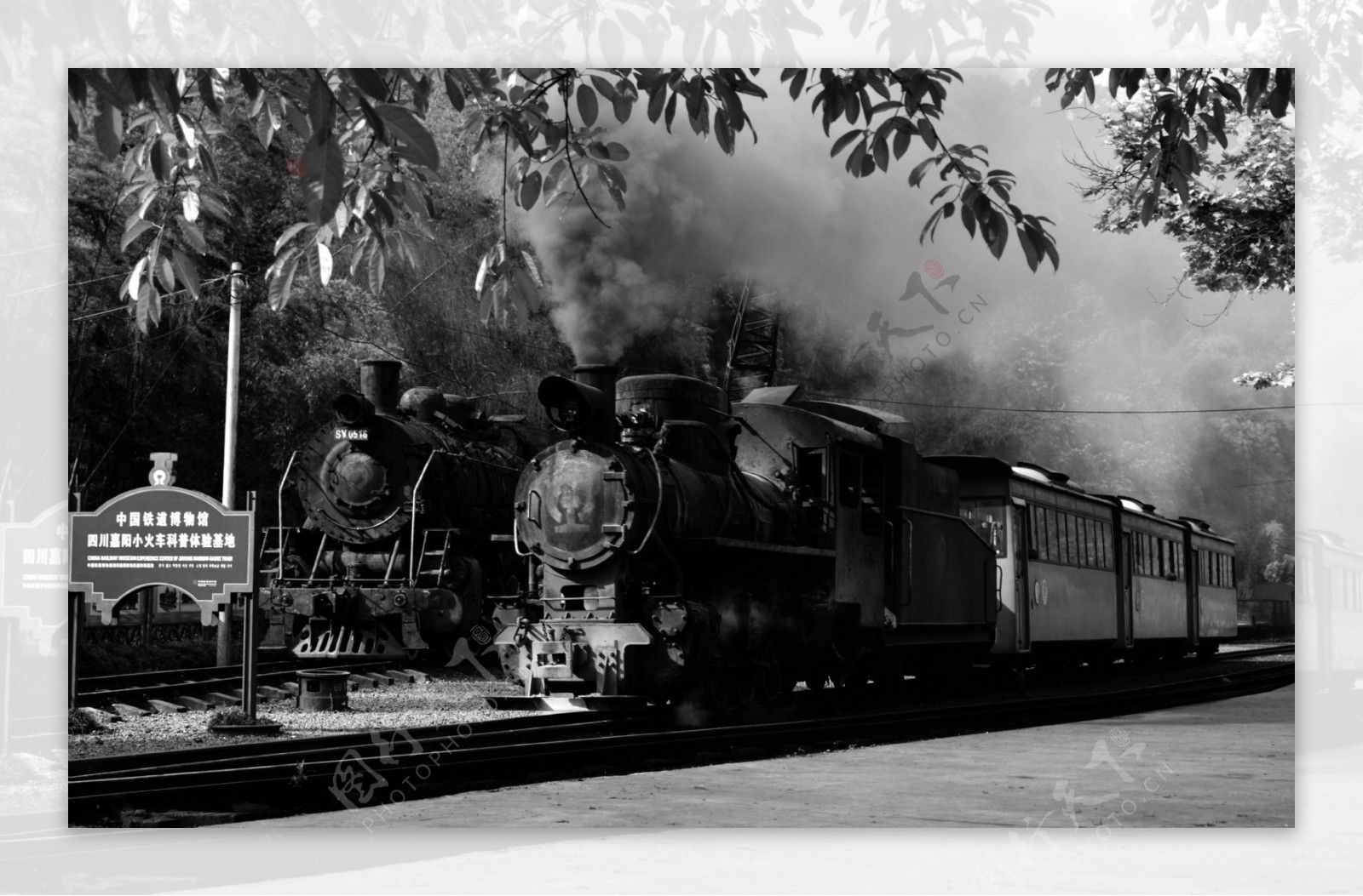 蒸汽小火车摄影照片