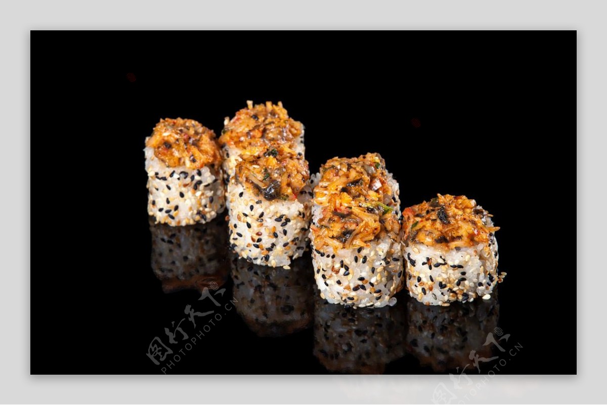 高清日式料理美食寿司印刷