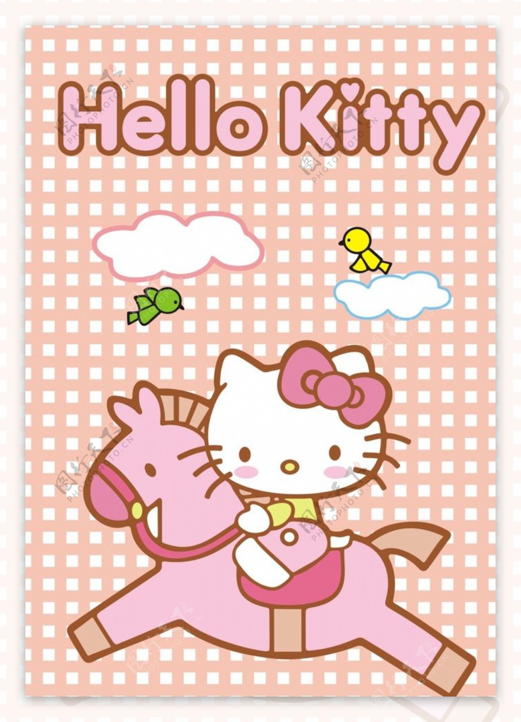 可爱卡通kt猫设计图__动漫人物_动漫动画_设计图库_昵图网nipic.com