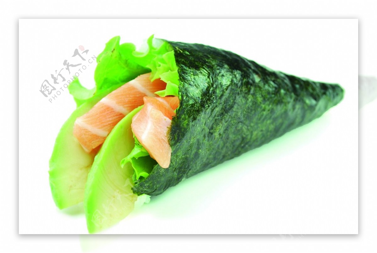 三纹鱼三角寿司