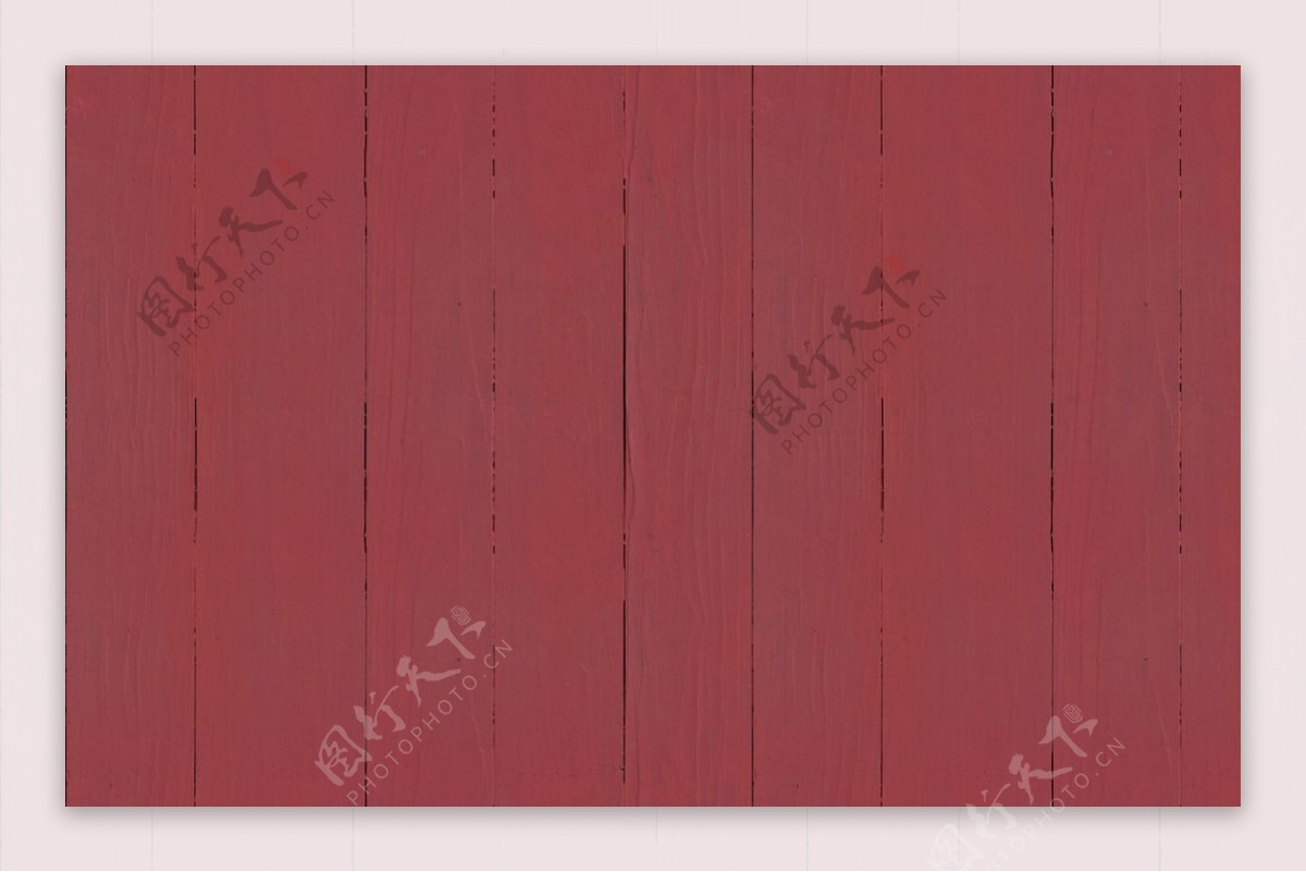 红色油漆木板背景
