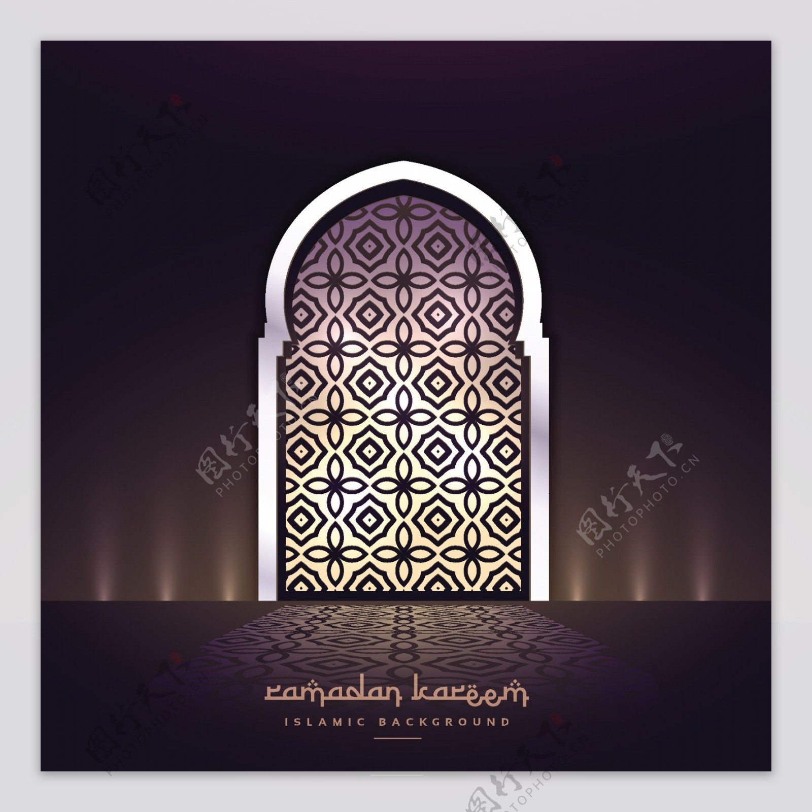 清真寺的门灯
