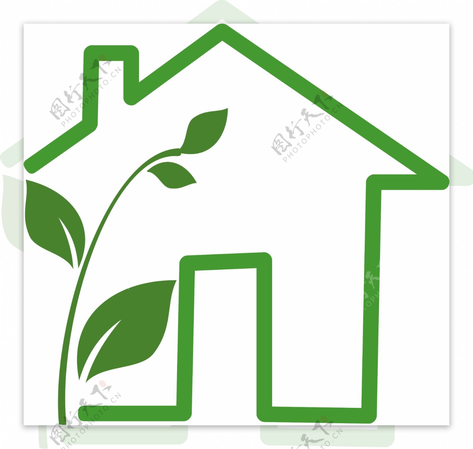 环保健康家园logo