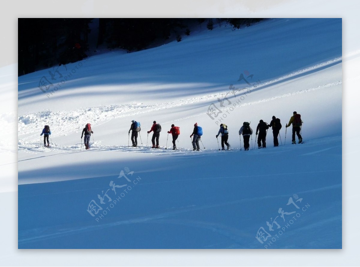 滑雪团摄影