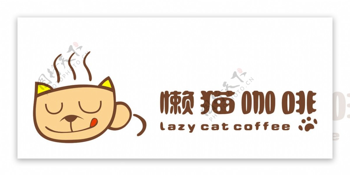 懒猫咖啡标志