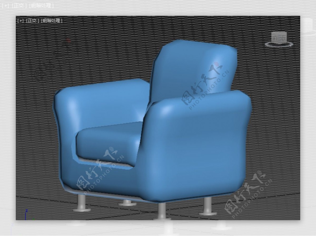 3D单人沙发