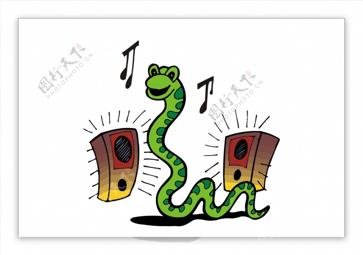 爱听音乐的蛇