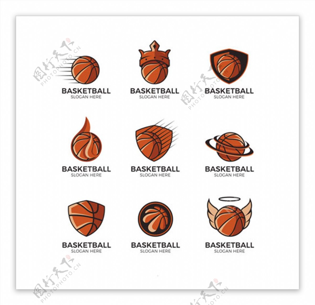 篮球俱乐部比赛培训LOGO标志