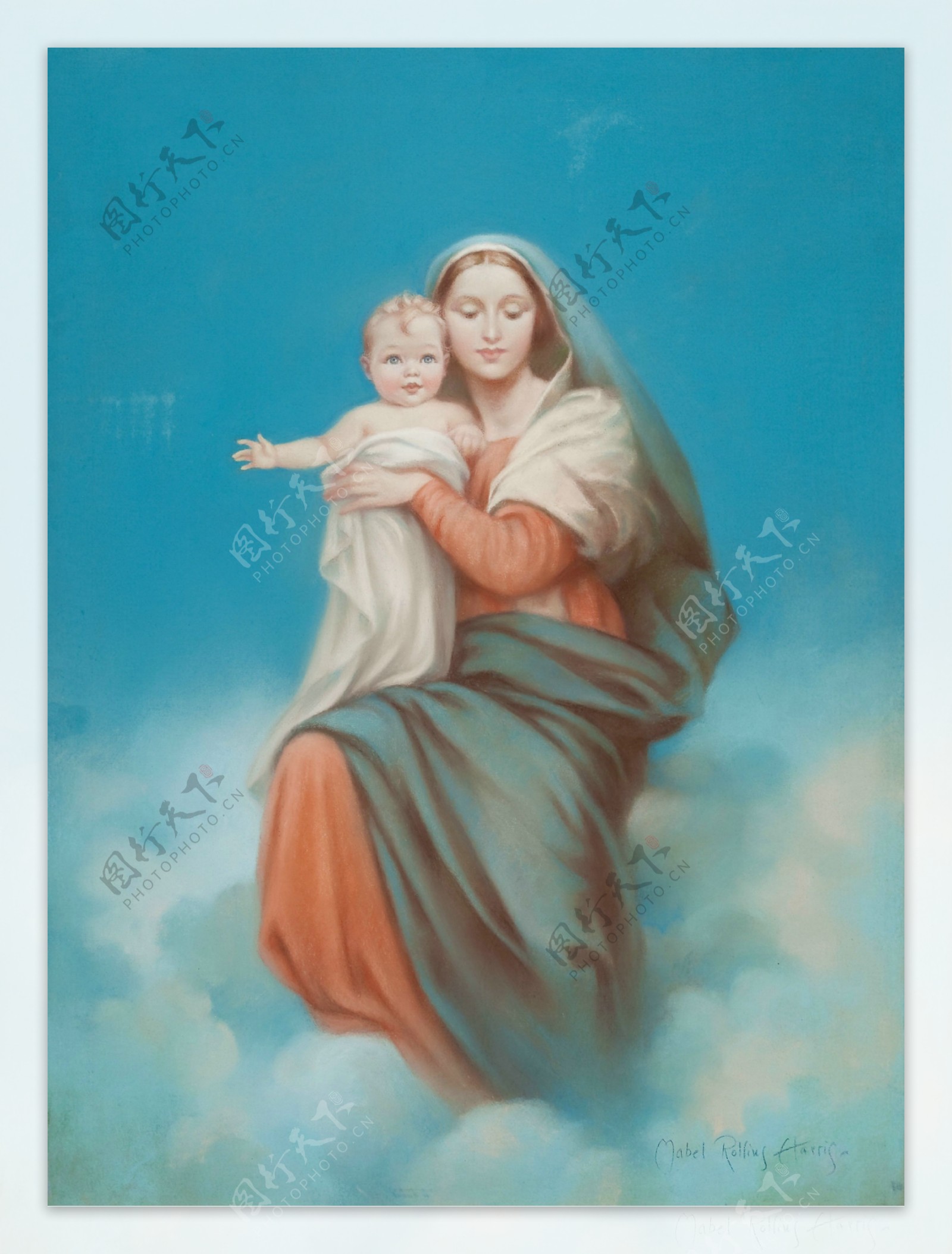 岩间圣母-达·芬奇-意大利GH_西方油画_公图艺术
