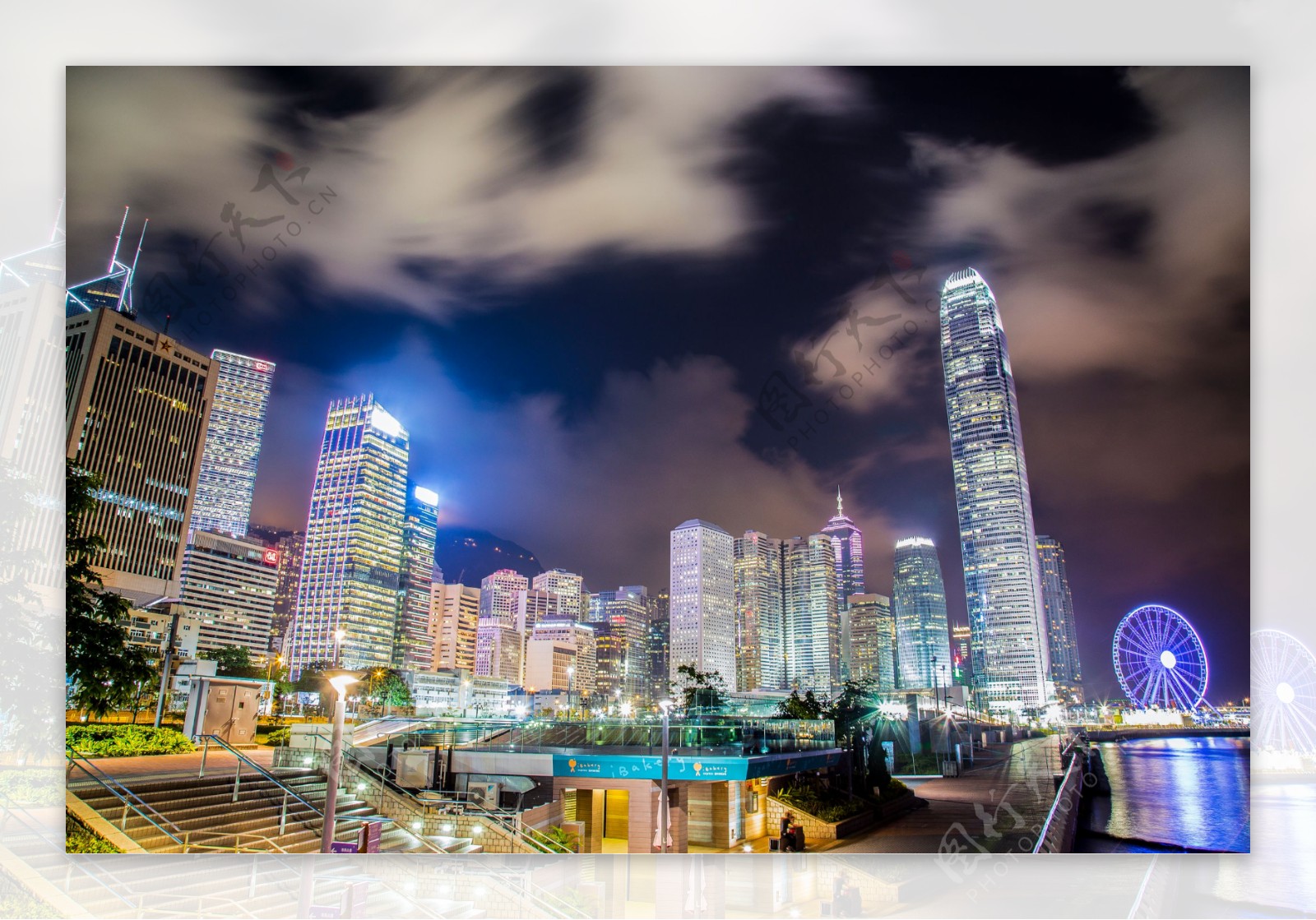 香港海港夜景