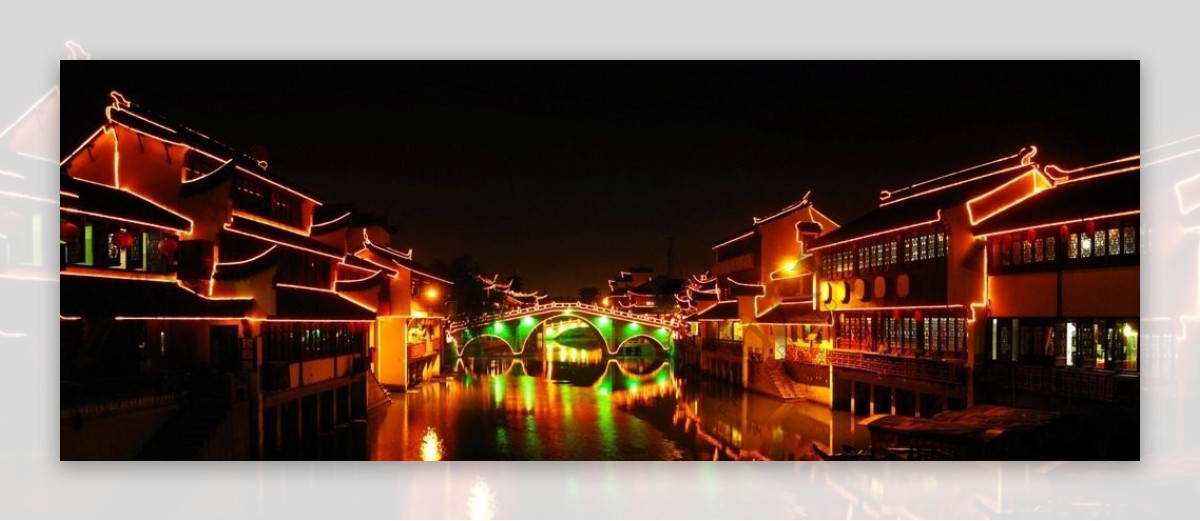 上海七宝老街夜色